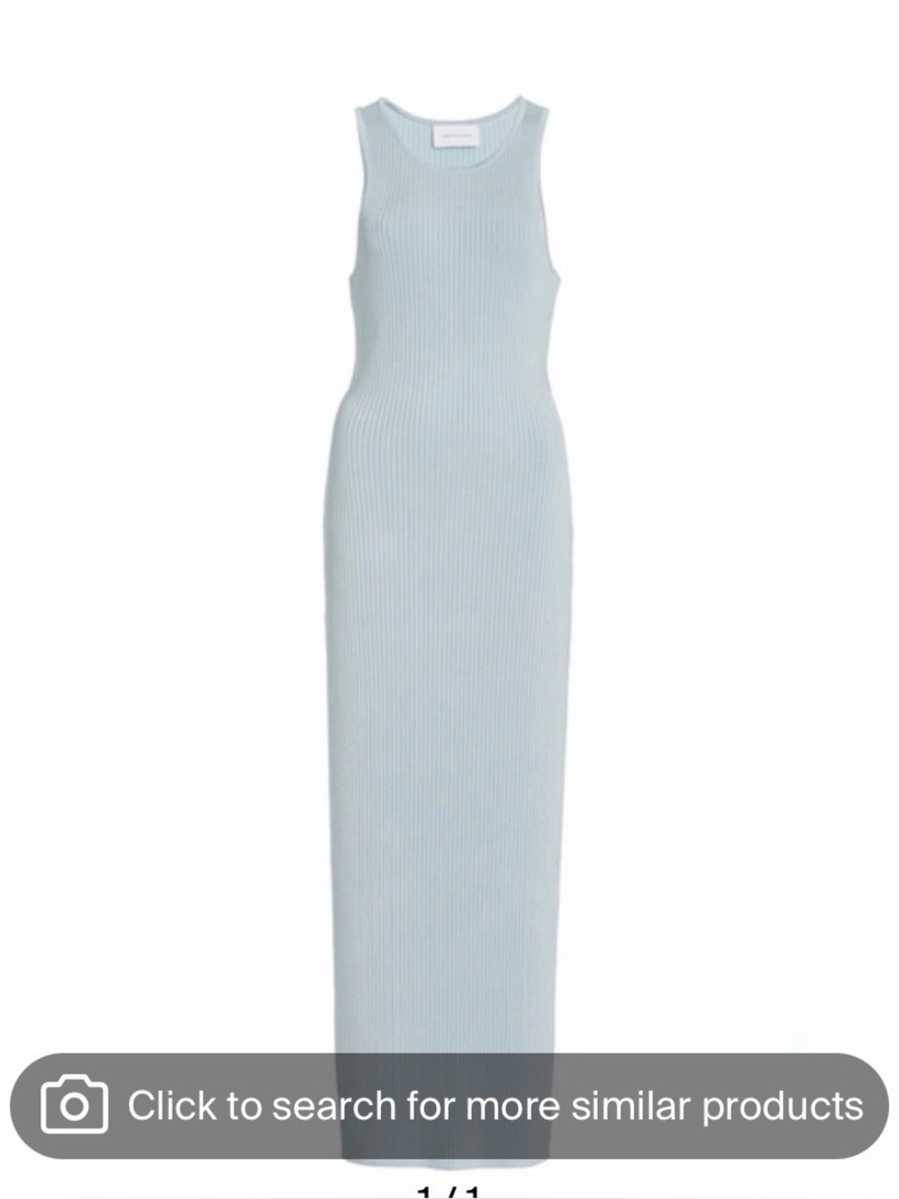 SIGNIFICANT OTHER Women's Sofia Cutout Ribbed-knit Midi Dress In Blue Size‎ US 6